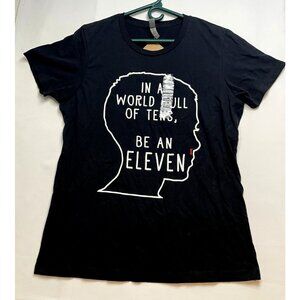 Goodie Two Sleeves Be an Eleven 11 shirt womens 2XL short sleeve Fuego black new